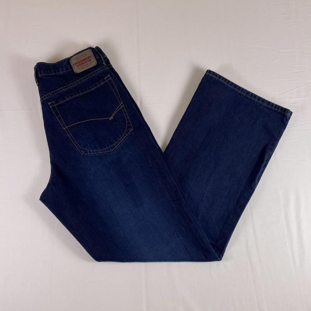 Unionbay Loose Boot Cut Jeans | Dark Indigo | 32 x 34